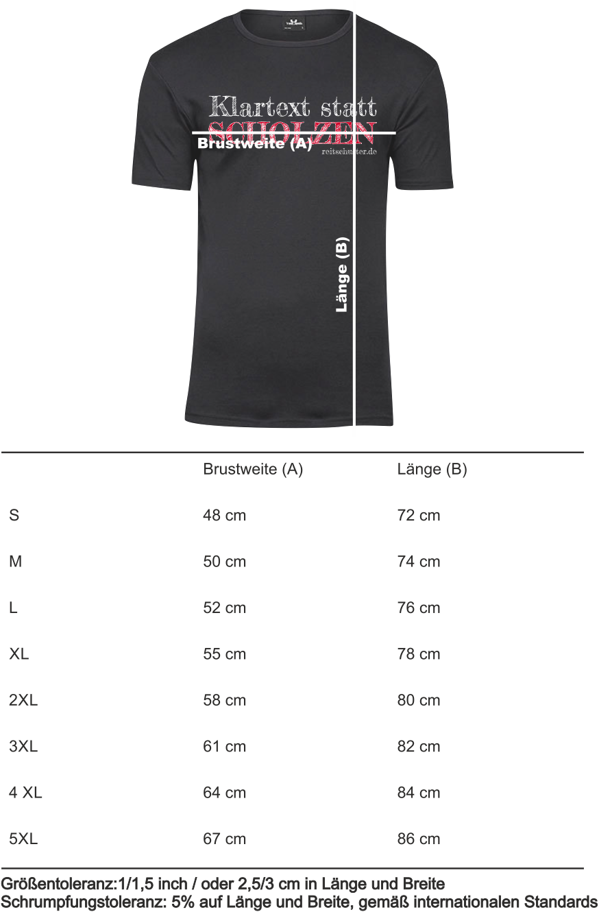 T-Shirt "Klartext statt SCHOLZEN"