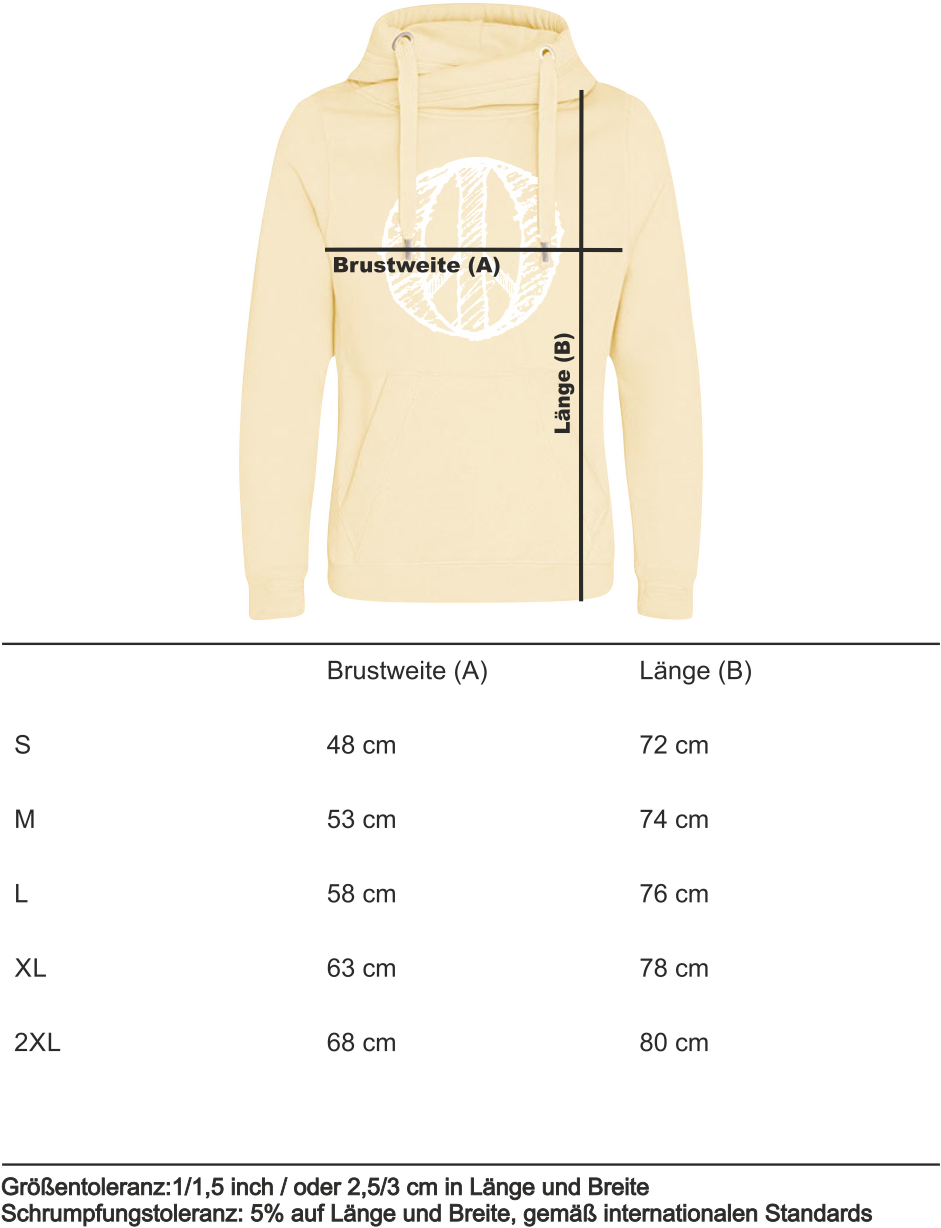 Hoodie „Peace" (W)" VanillaMilkshake