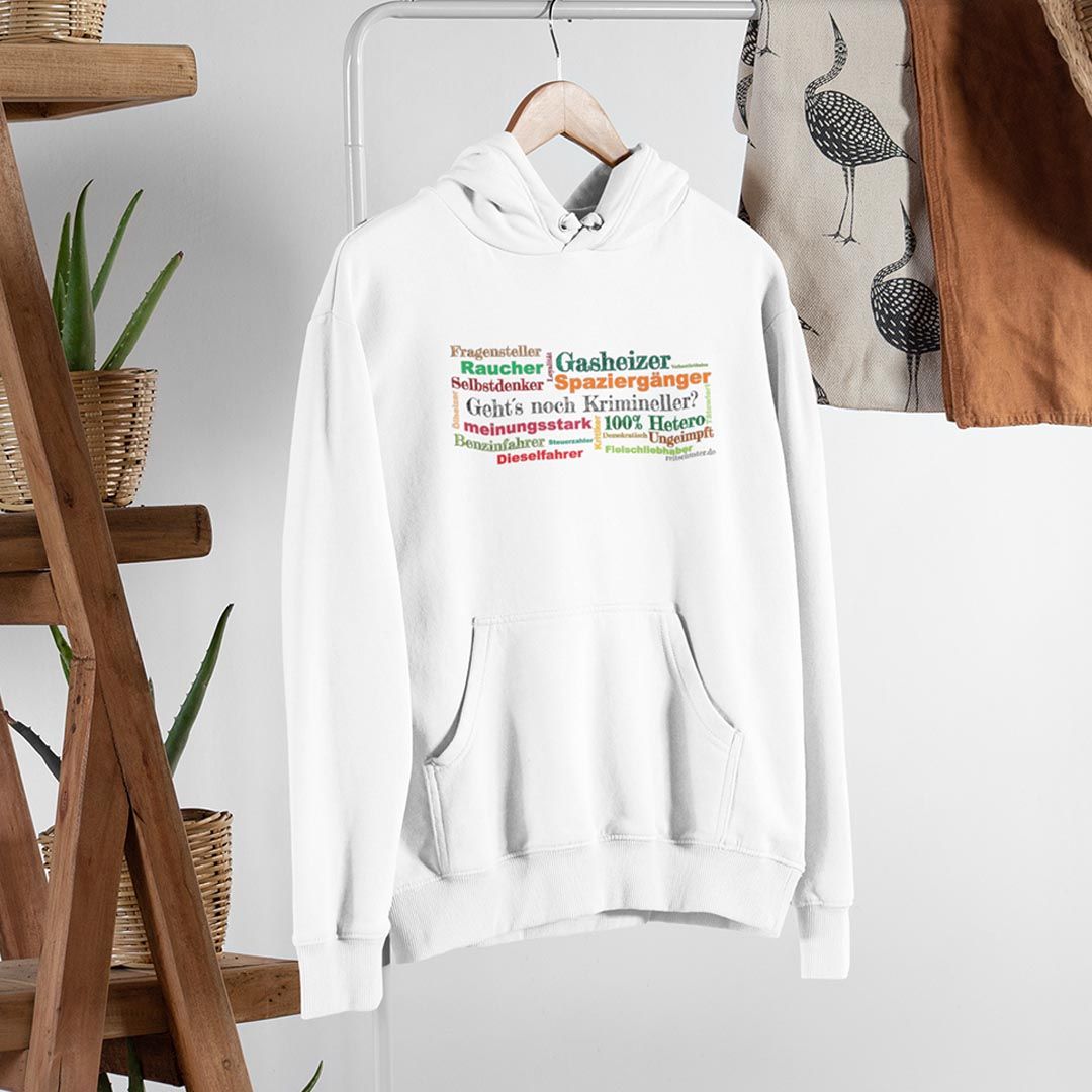 Hoodie „Gehts noch Krimineller" in verschiedenen Farben