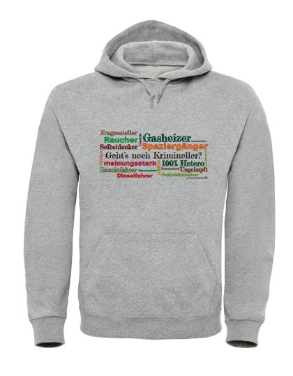 Hoodie „Gehts noch Krimineller" in verschiedenen Farben