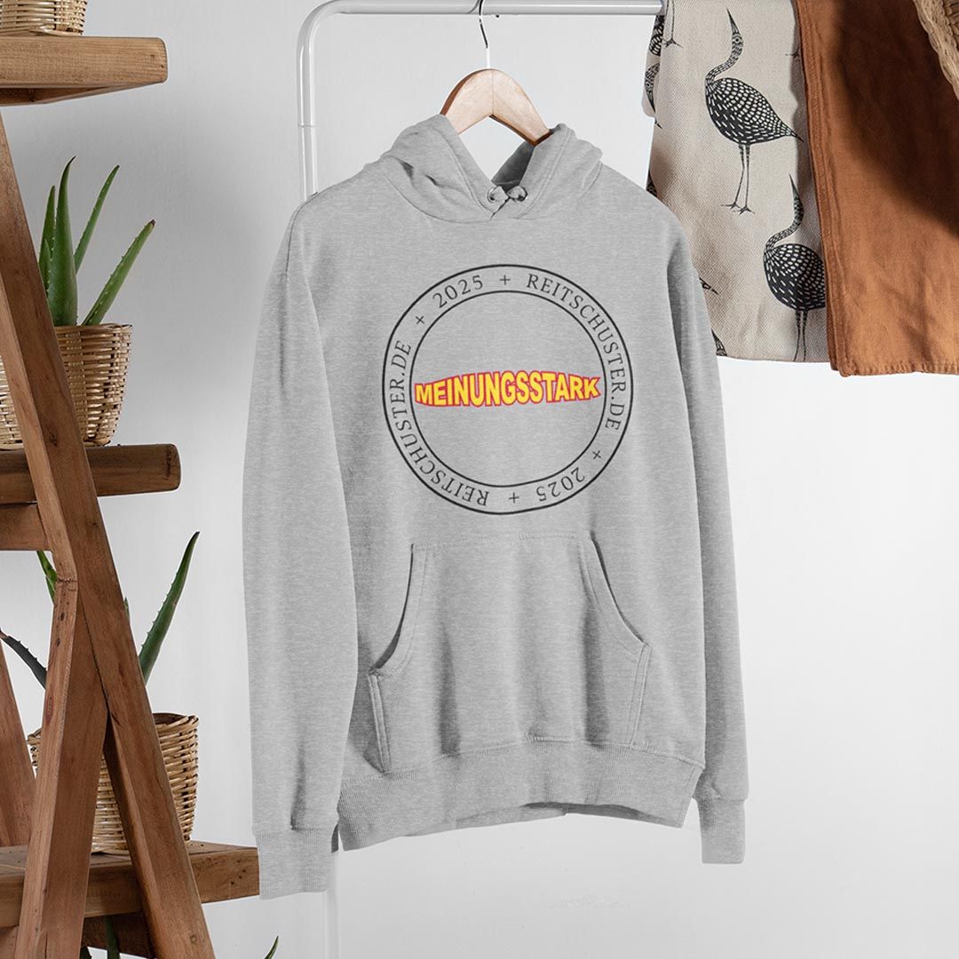Hoodie „MEINUNGSSTARK" in verschiedenen Farben