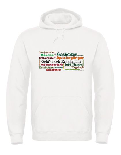 Hoodie „Gehts noch Krimineller" in verschiedenen Farben
