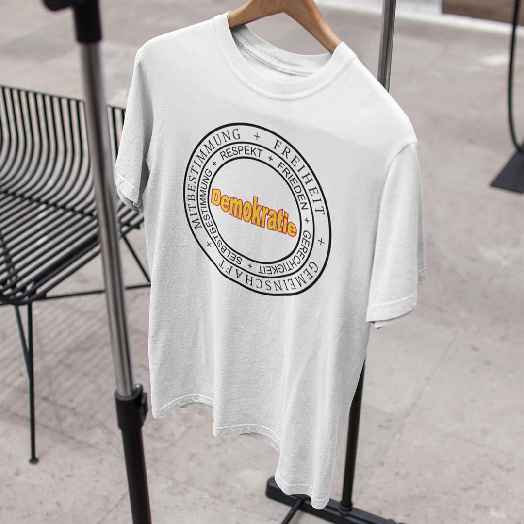 Fun-Shirt Unisex "DEMOKRATIE"