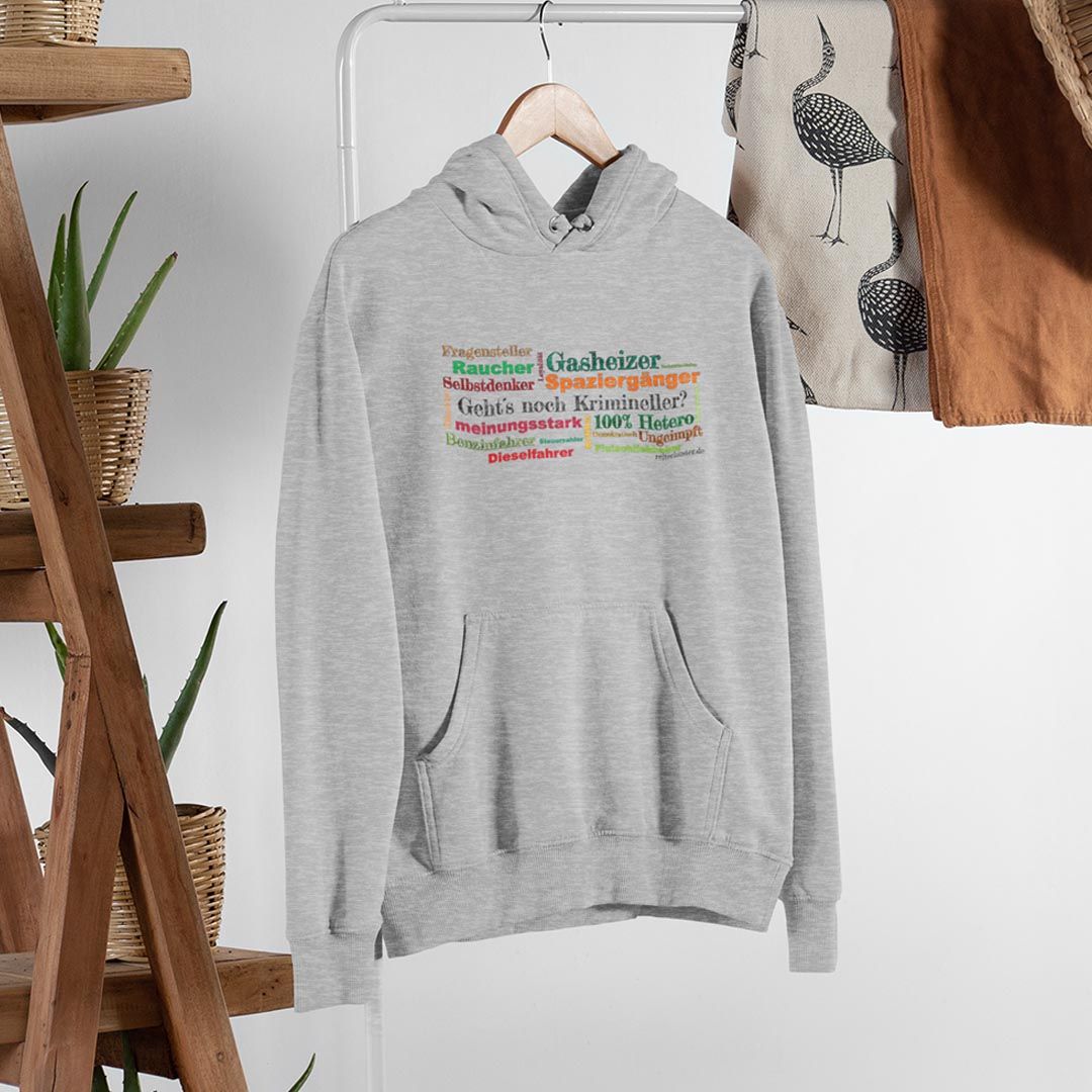 Hoodie „Gehts noch Krimineller" in verschiedenen Farben