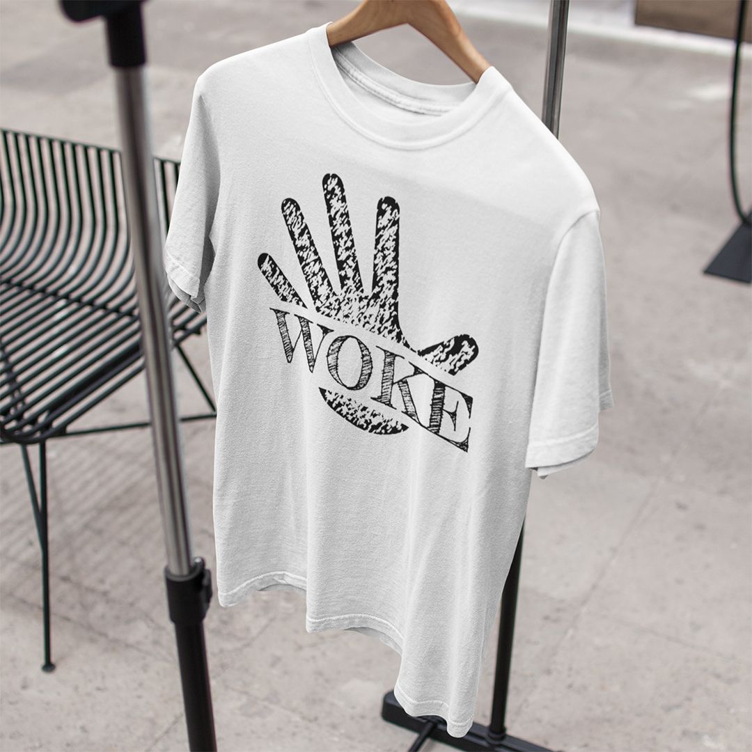 T-Shirt UNISEX „WOKE" Hand