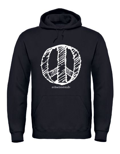 Hoodie „Peace", schwarz