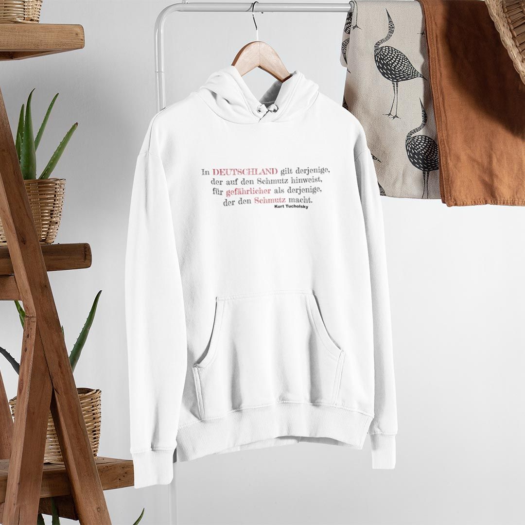 Hoodie „In Deutschland..." , in schwarz