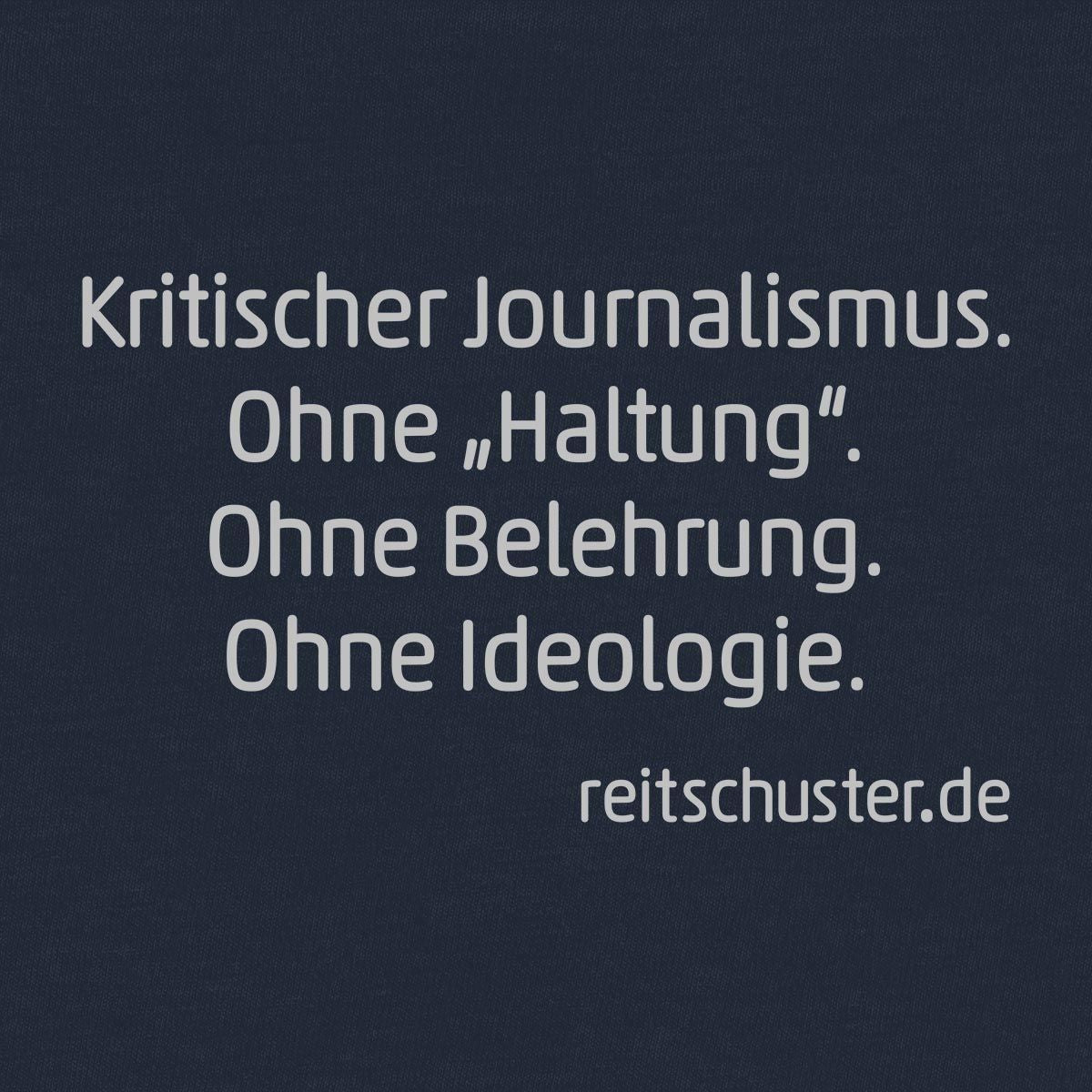 BR Premium T-Shirt „Kritischer Journalismus“ versch. Farben