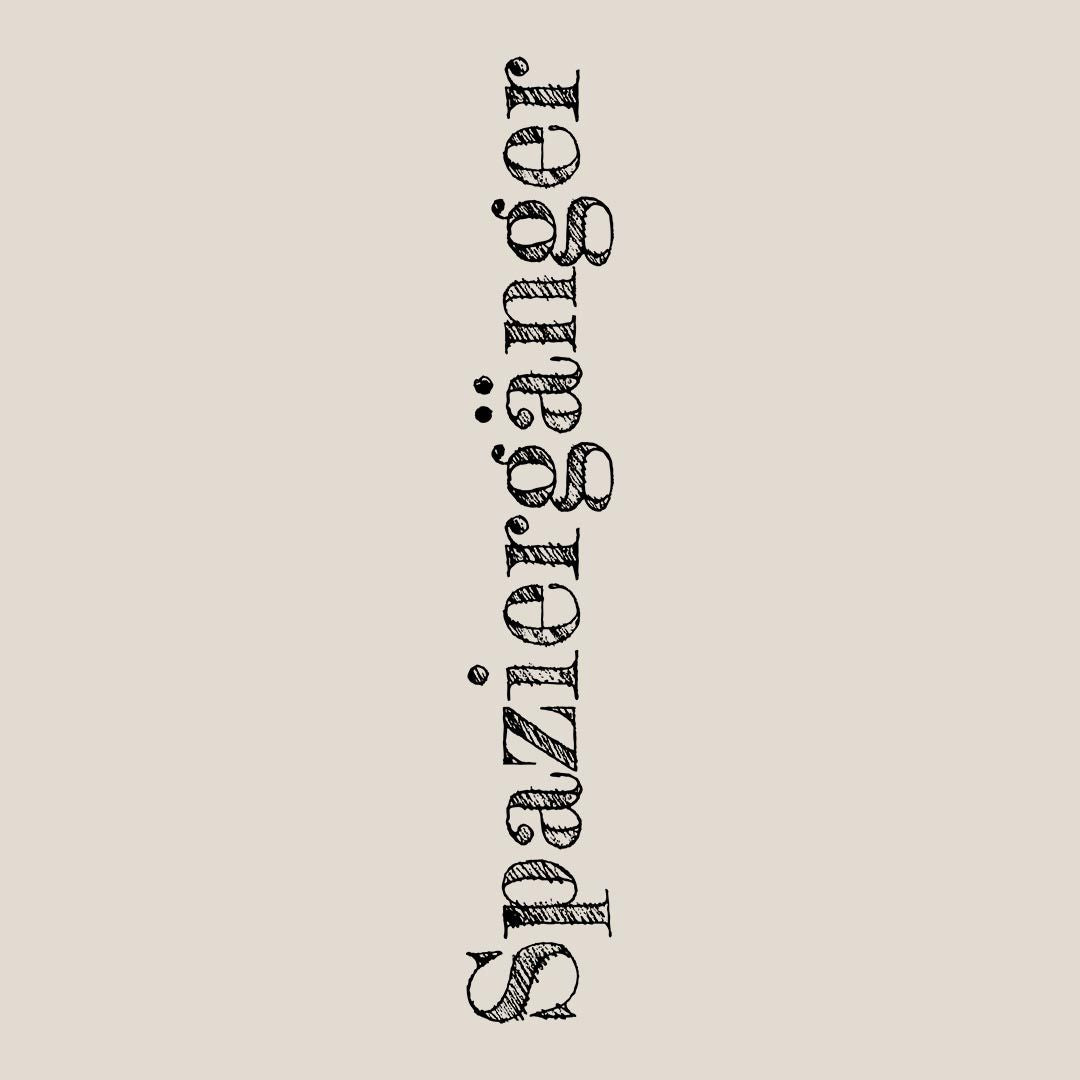 Gym Bag "Spaziergänger", schwarz, natural, weiss