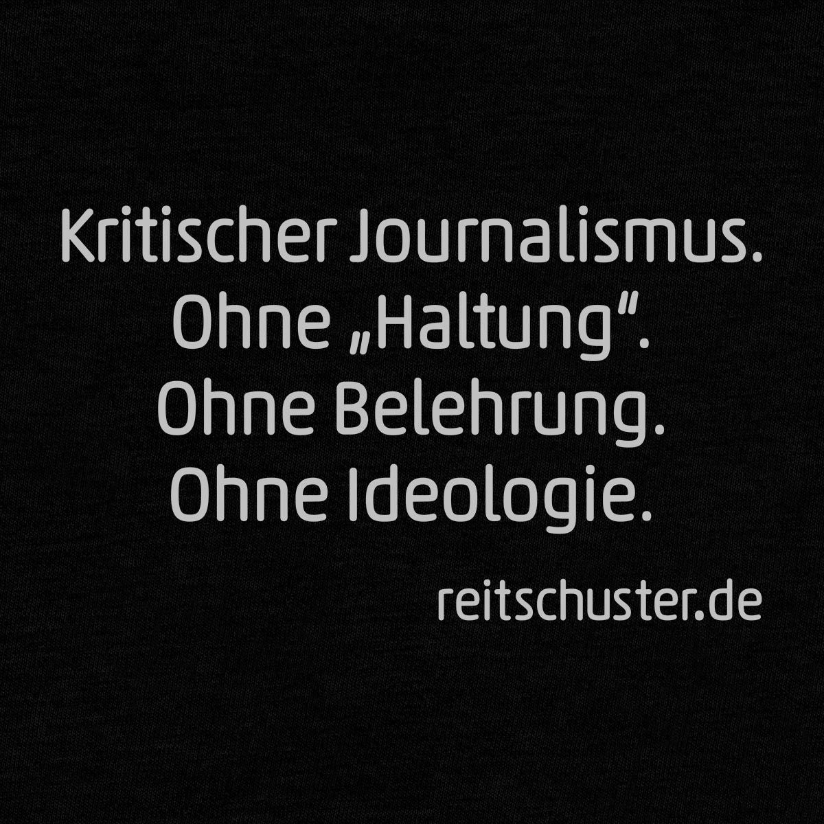BR Premium T-Shirt „Kritischer Journalismus“ versch. Farben