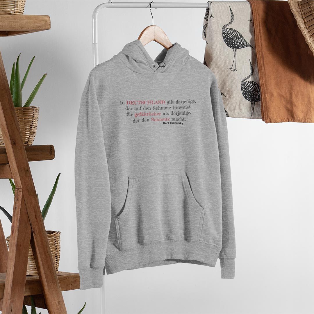 Hoodie „In Deutschland..." , in schwarz