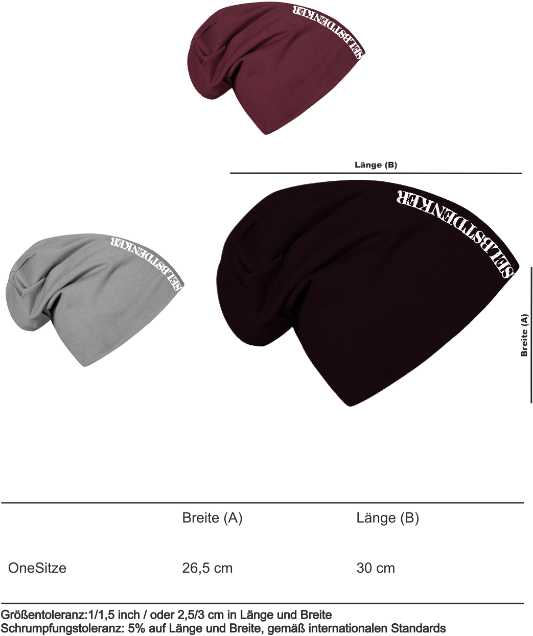 Beanie "SELBSTDENKER"