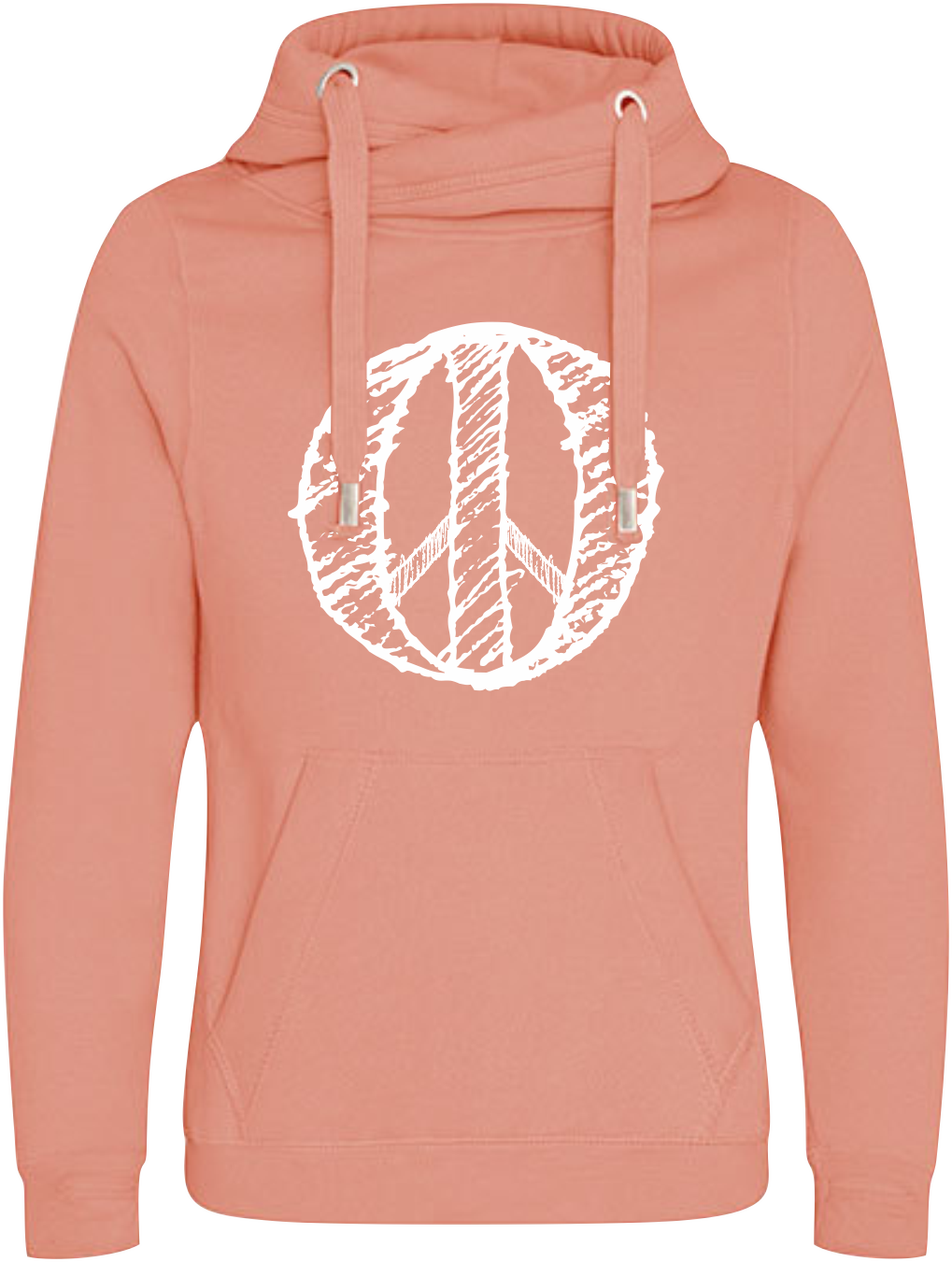 Hoodie „Peace“ (W) DustyPink