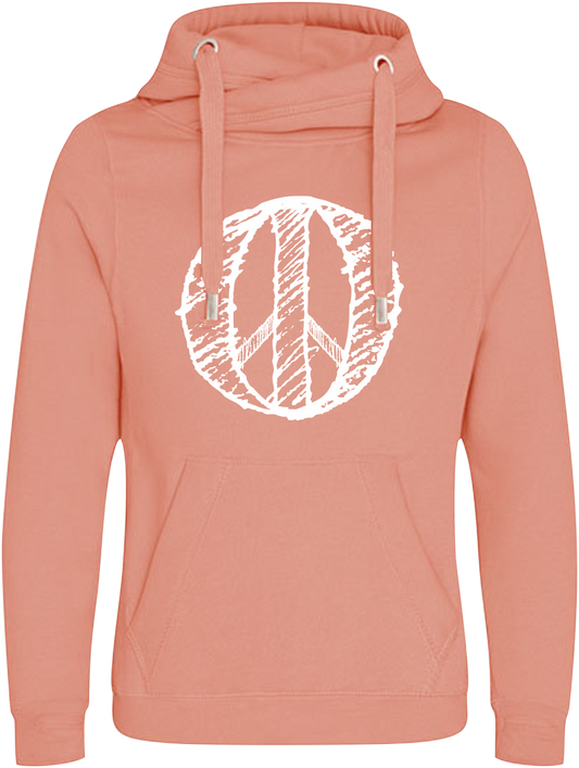 Hoodie „Peace“ (W) DustyPink
