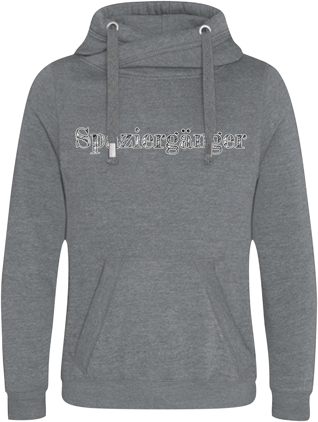 Hoodie „SPAZIERGÄNGER“ Dunkelgrau
