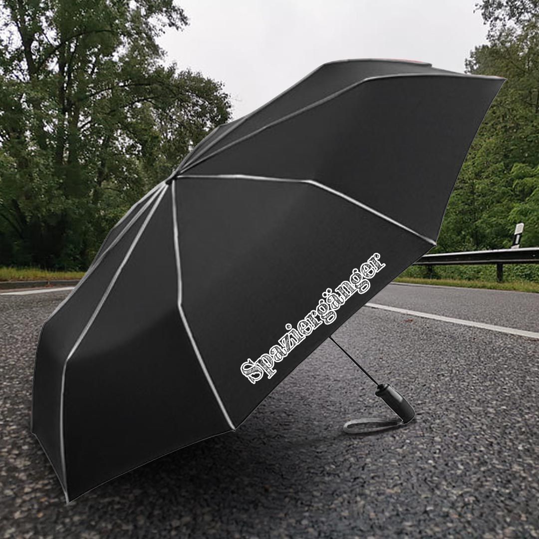 Regenschirm "SPAZIERGÄNGER" schwarz/rot & schwarz/grau