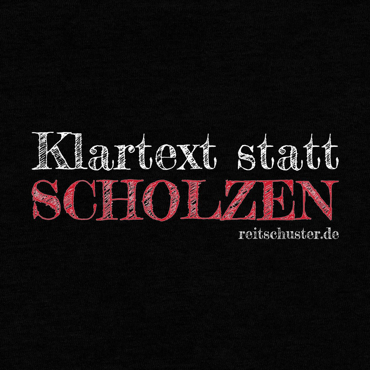 BR Kaffeebecher "KLARTEXT STATT SCHOLZEN", schwarz