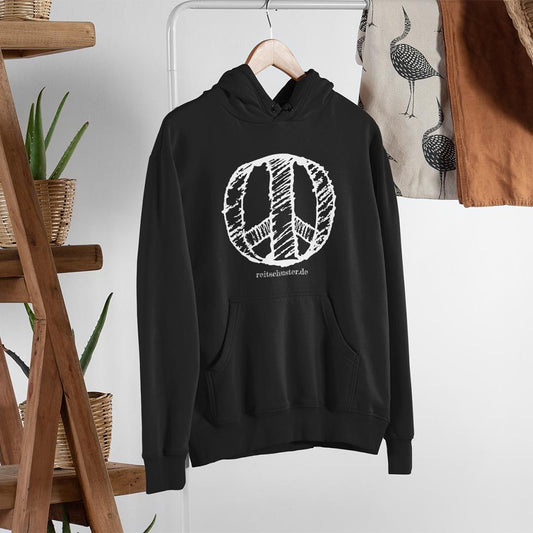 Hoodie „Peace", schwarz