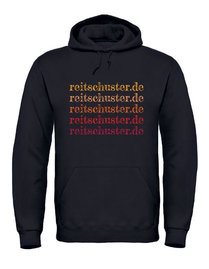 Hoodie „reitschuster.de" schwarz