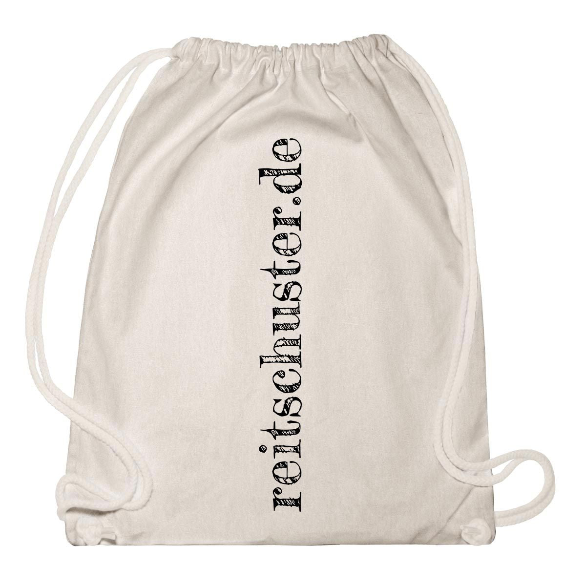 Gym Bag "reitschuster.de", schwarz, natural, weiss