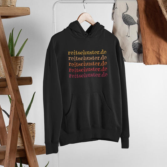 Hoodie „reitschuster.de" schwarz