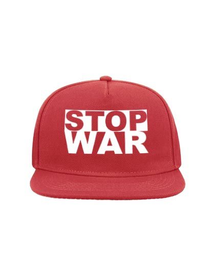 Basecap "STOP WAR" (in 4 Farben)