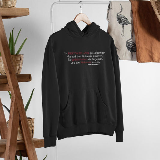 Hoodie „In Deutschland..." , in schwarz