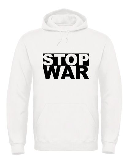 Hoodie „STOP WAR" in verschiedenen Farben
