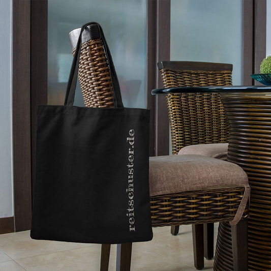 Baumwolltasche "reitschuster.de", schwarz