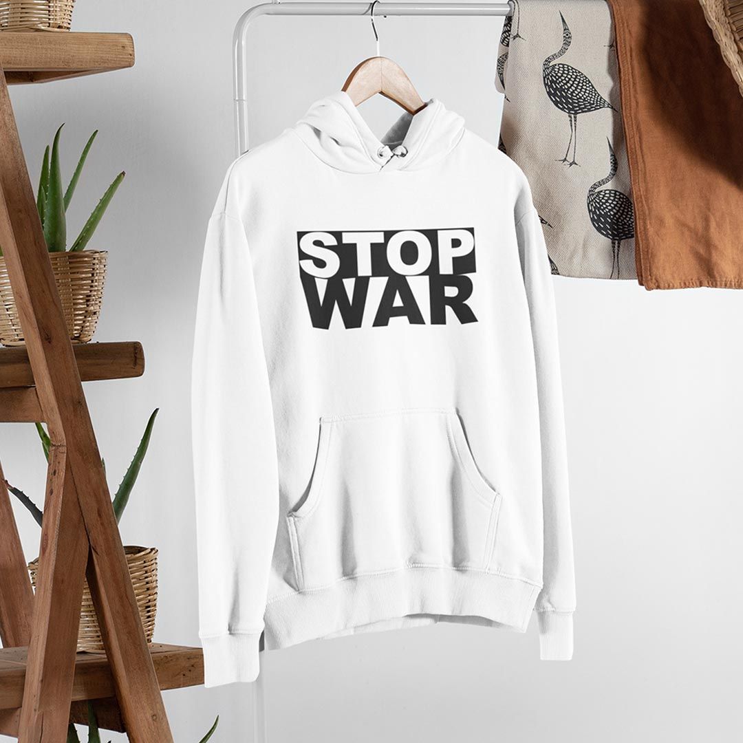 Hoodie „STOP WAR" in verschiedenen Farben