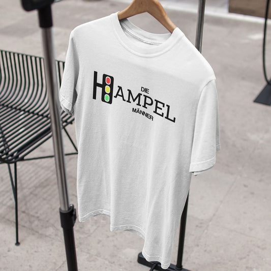 T-Shirt UNISEX weiss  „Die Hampel Männer"