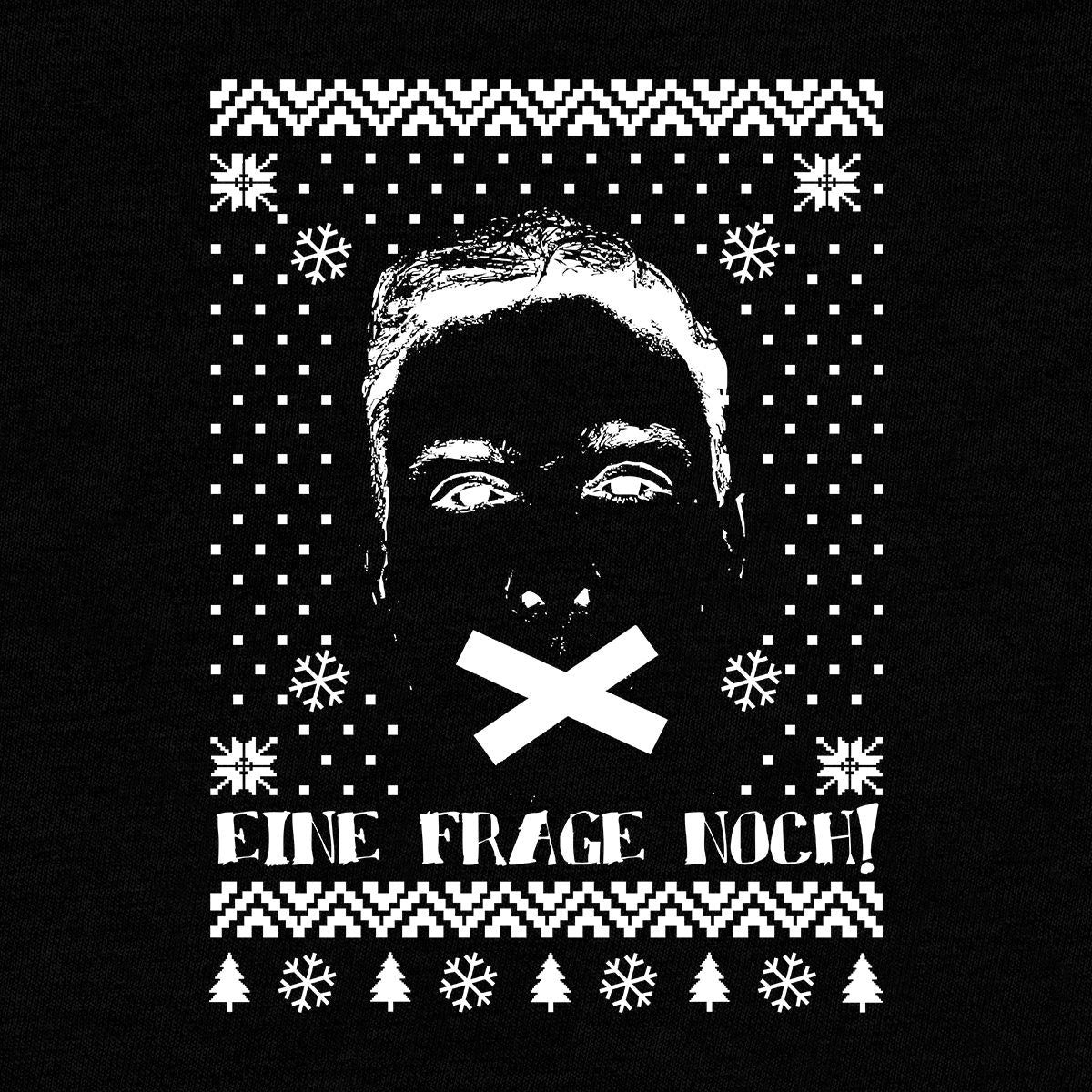 BR Sweater Christmas Relief - "Eine Frage noch!" schwarz