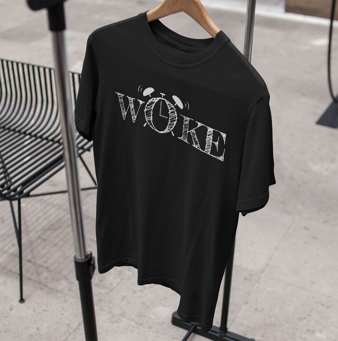 T-Shirt UNISEX „WOKE" Wecker