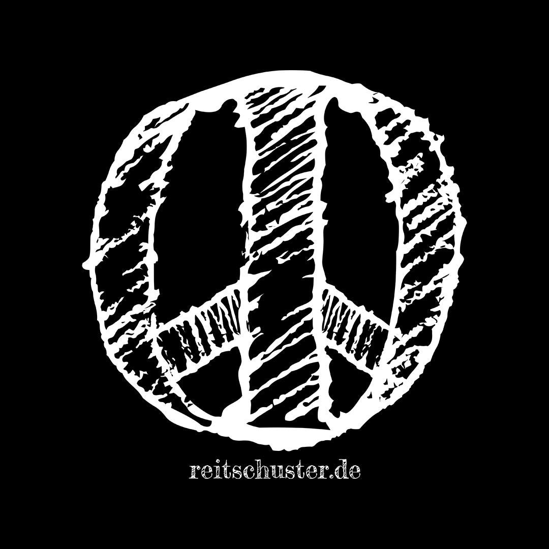Baumwolltasche "Peace", versch. Farben