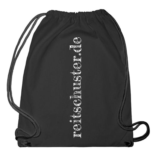 Gym Bag "reitschuster.de", schwarz, natural, weiss