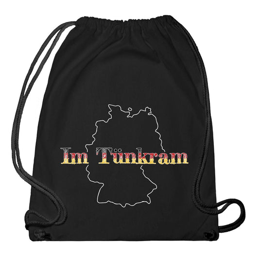 FUN-Gym Bag "Deutschland Im Tünkram", schwarz