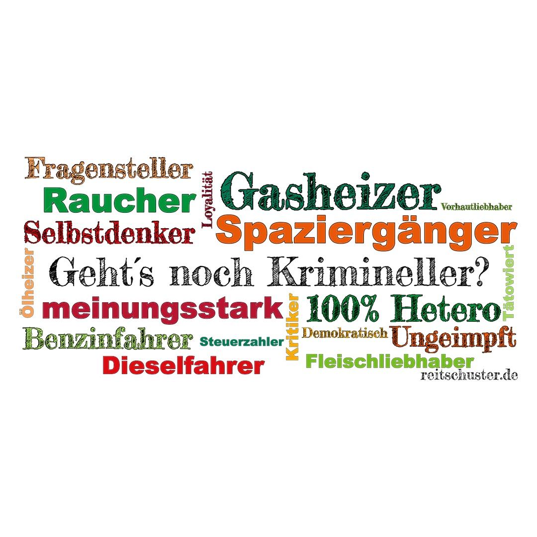 Aufkleber "Gehts noch Krimineller"